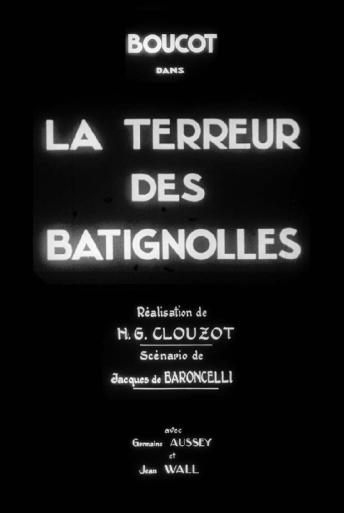 Subtitrare  La terreur des Batignolles (The Terror of Batignolles) DVDRIP