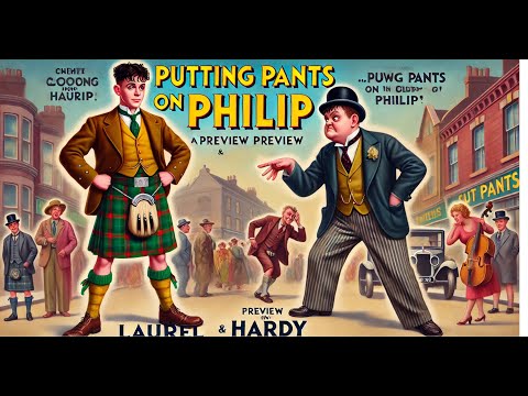 Trailer Putting Pants on Philip (His Kitty Conscience)